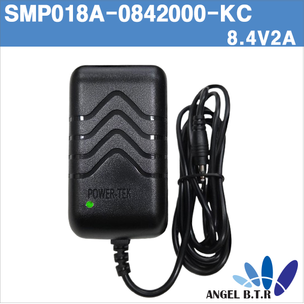 [리튬이온/폴리머충전기] 스마트파워 SMP018A-0842000-KC/SMP018A-0842000-EKA1/8.4V 2A /8.4V2A /5.5x2.1/충전기